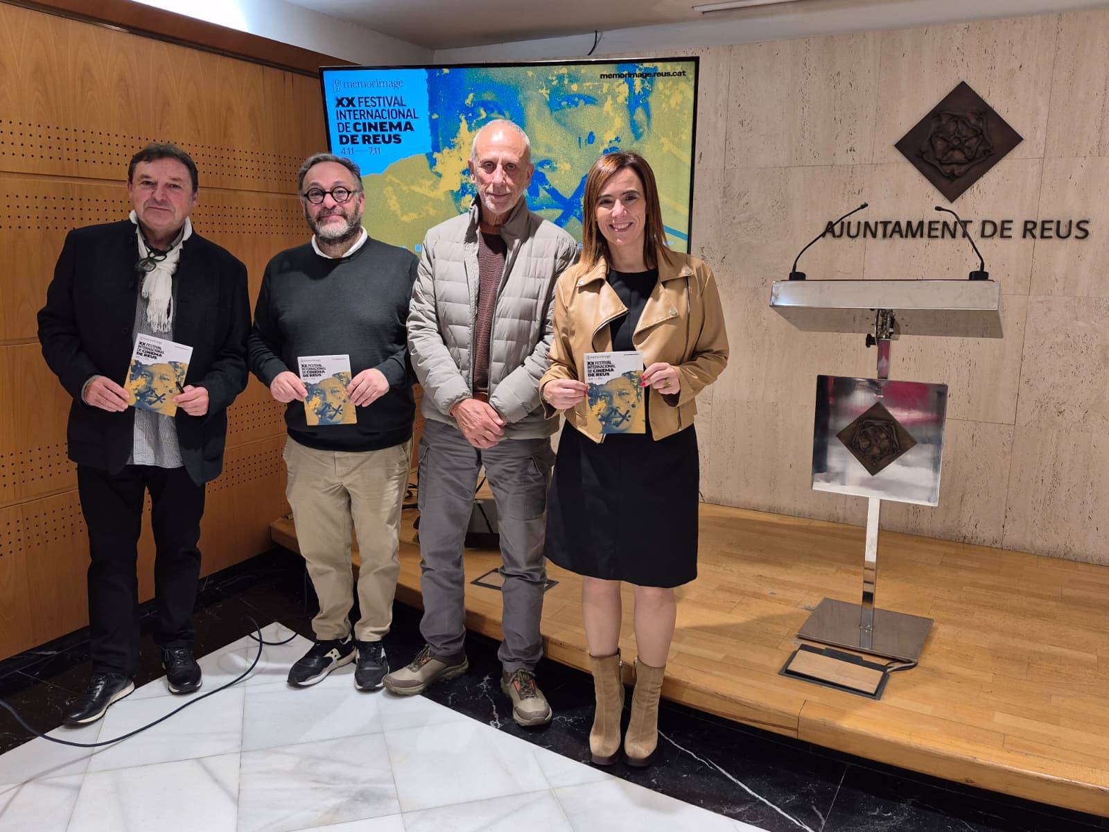 Fotografia de l'acte de presentació del Festival Memorimage 2025